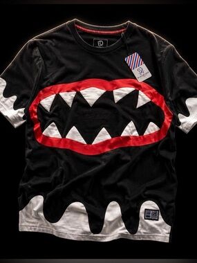 Playground Shark Mouth Tee - Size
L - NWT